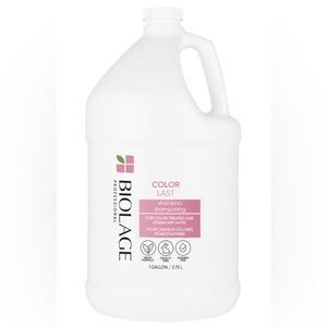NEW! BIOLAGE COLOR LAST SHAMPOO **GALLON** FREE  Twist & Lock pump.